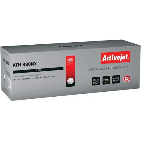 Tóner compatible HP ATH-380NX (negro) - ACTIVEJET – imagen 2