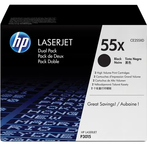 HP 55X Pack 2 toner negro – imagen 3