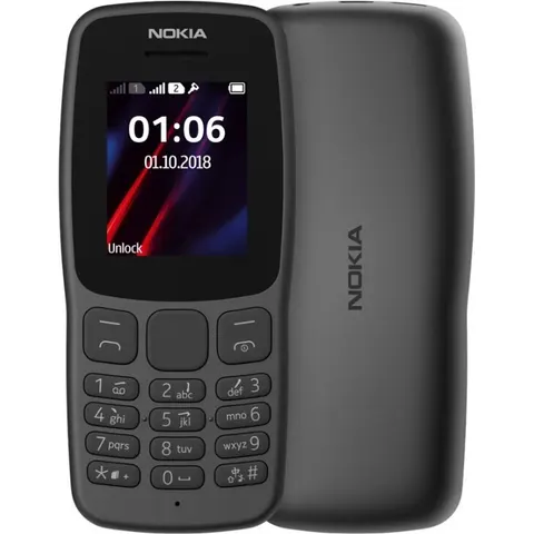 Celular 1.8" Dual SIM (Negro) - NOKIA 106 – imagen 2