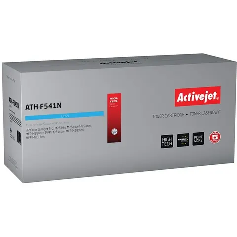 Tóner compatible HP ATH-F541N (cian) - ACTIVEJET – imagen 2
