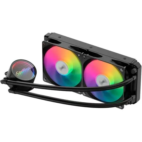 CoolBox Infinite Liquid 240 ARGB Negro – imagen 2