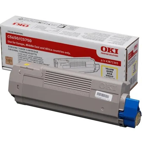 Tóner amarillo OKI C5650/C5750 (2k) – imagen 3
