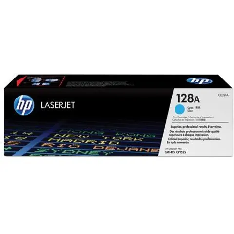 HP Tóner CYAN 128A – imagen 3