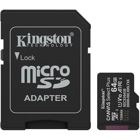 Kingston Technology 64GB microSDXC Canvas Select Plus Gen3 100MB/s A1 – imagen 2