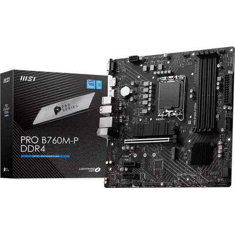 MSI Placa Base PRO B760M-P DDR4 – imagen 3