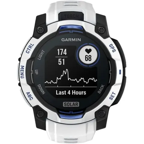 Smartwatch Instinct 3 Solar 45 mm (Blanco) - GARMIN – imagen 2
