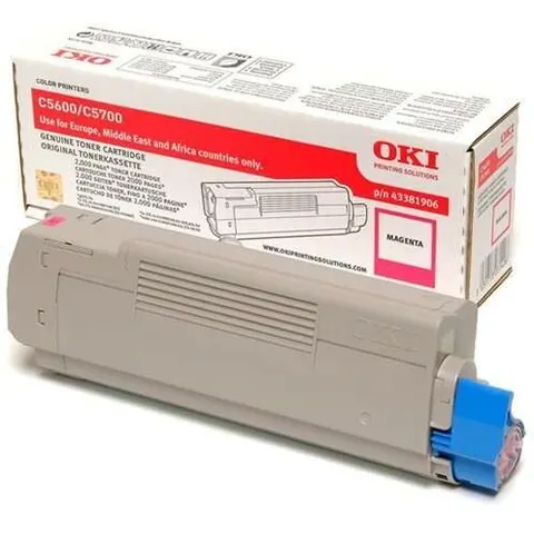 Oki C5600/C5700 Tóner-Magenta(2k) – imagen 2