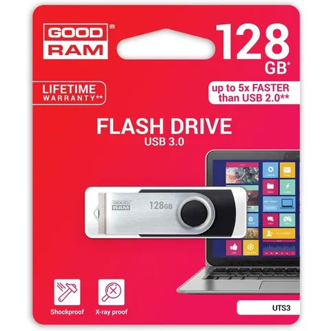 Goodram UTS3 128GB - USB Type-A - Negro – imagen 2