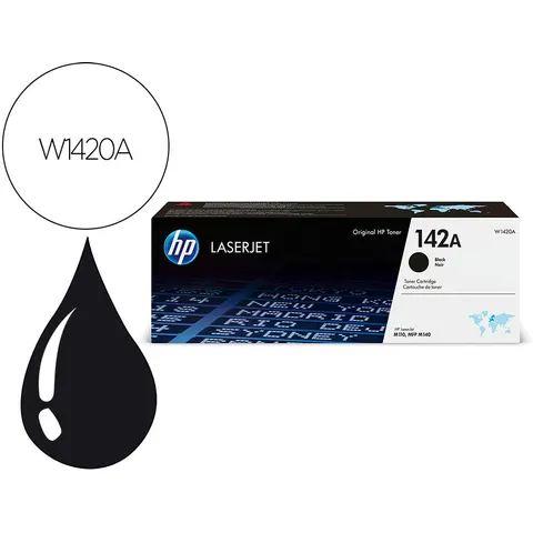 HP 142A (W1420A) toner negro – imagen 2