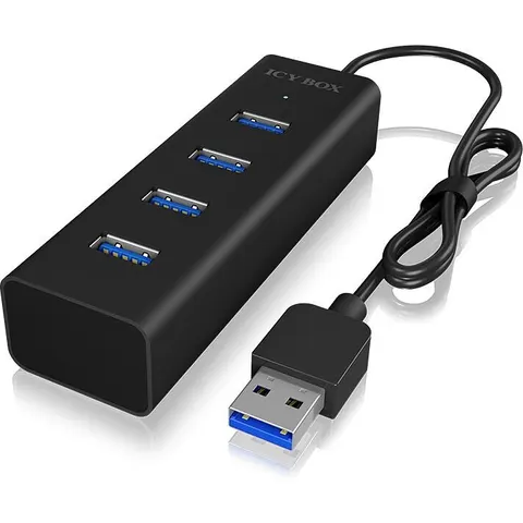 Hub USB A - 4x USB A (Negro) - ICY BOX – imagen 2