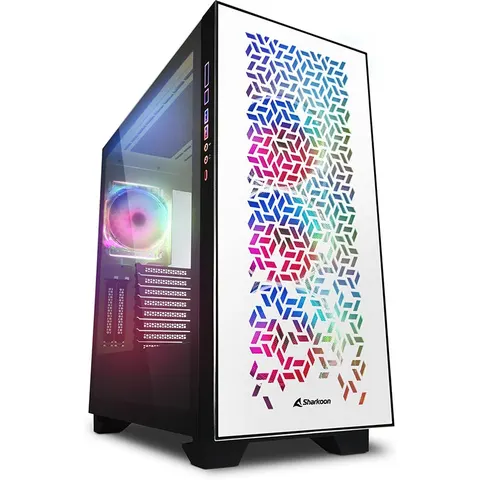 Estuche Sharkoon Elite Shark CA300H Extended-ATX (Blanco) – imagen 2