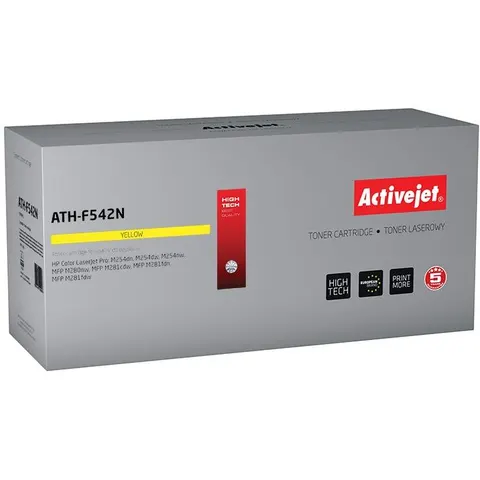 Tóner compatible HP ATH-F542N (amarillo) - ACTIVEJET – imagen 2