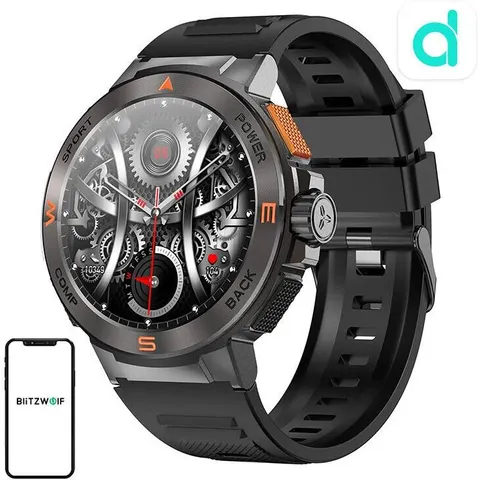 Reloj inteligente BW-AT5 (Negro) - BLITZWOLF – imagen 2