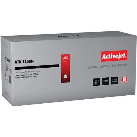 Tóner compatible Kyocera ATK-1150N (negro) - ACTIVEJET – imagen 2