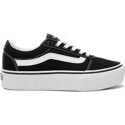 Vans ward platform zapatilla moda mujer Negro (40) – imagen 2