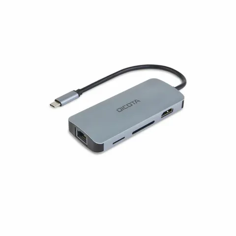 DICOTA D32062 interface hub USB Type-C Silver – image 2