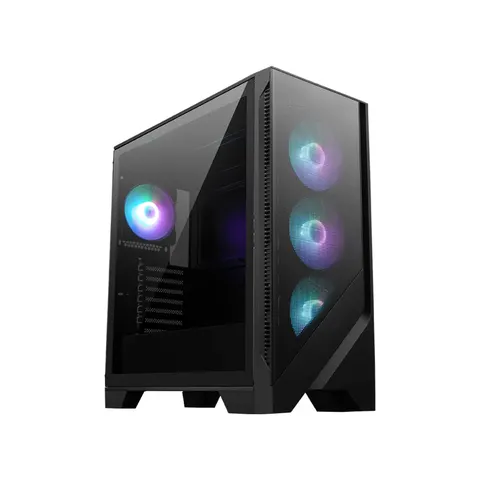 MSI MAG Forge 320R AIRFLOW Micro Tower Black. Transparent – image 2