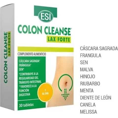 ESI Colon Cleanse Lax Forte 30 comp – imagen 5