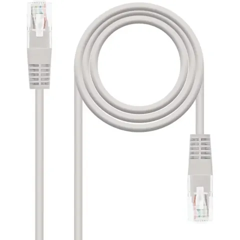Cable Red RJ45 Cat5e U/UTP Gris (50cm) - Nanocable – imagen 3