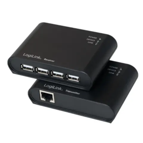 LogiLink UA0230 interface hub USB 2.0 480 Mbit/s Black – image 2