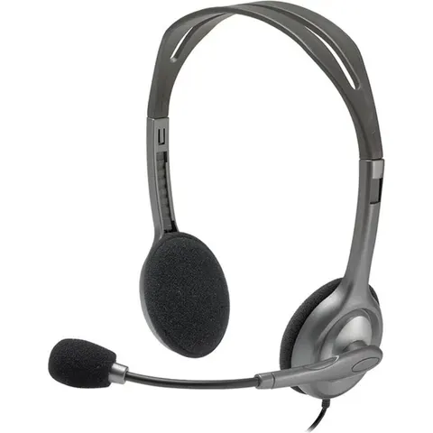 Logitech Headset H111 Stereo Cinza – imagen 4