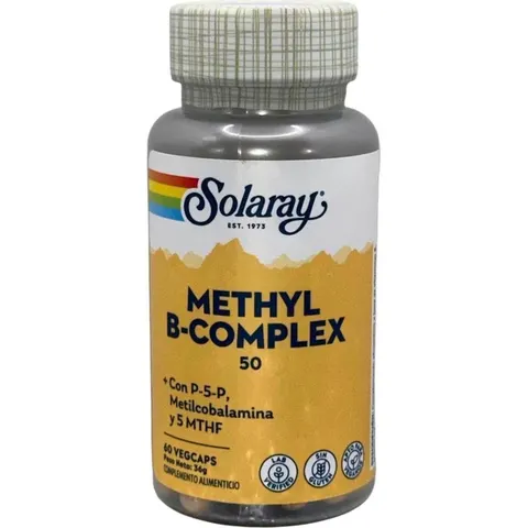 Solaray methyl b-complex 50 (coenzima) 60cap. – imagen 3