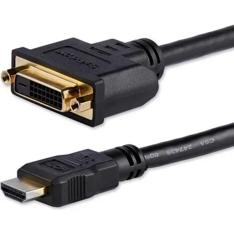 STARTECH.COM ST HDDVIMF8IN - Adaptador HDMI, conector HDMI a conector DVI 24+1 – imagen 2