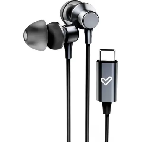 Energy Sistem Metallized Type C Negro, Gris – imagen 2