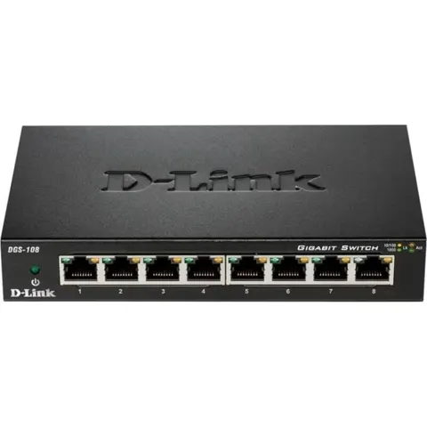 D-Link DGS-108 Negro – imagen 5