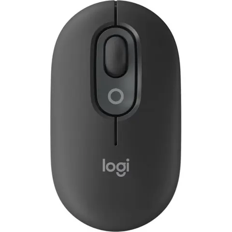 Raton inalambrico logitech pop mouse grafito – imagen 2