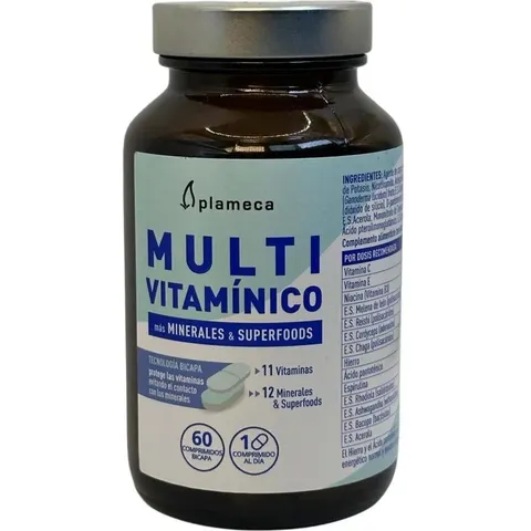 Plameca Multivitaminico 60 Comprimidos Bicapa – imagen 3