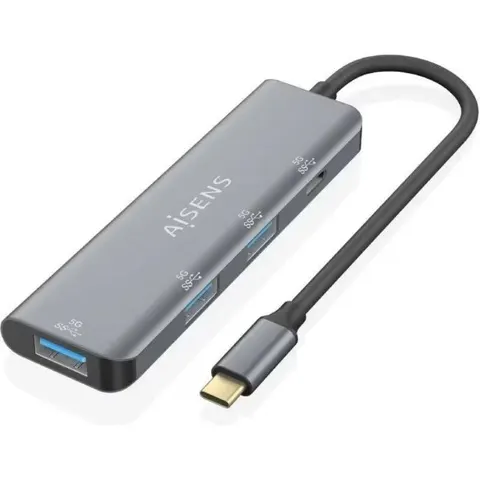 Concentrador USB-C 3.2 (1xUSB 3xUSB-A) Gris - AISENS – imagen 3
