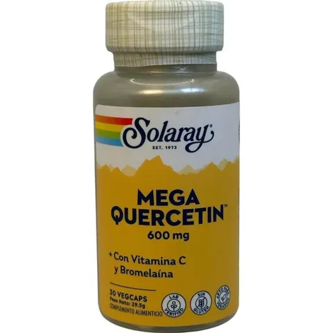 Solaray mega quercitin 600mg. 30cap.veg. – imagen 3