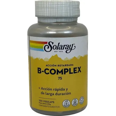 Solaray B-Complex 75 100 VCaps – imagen 4