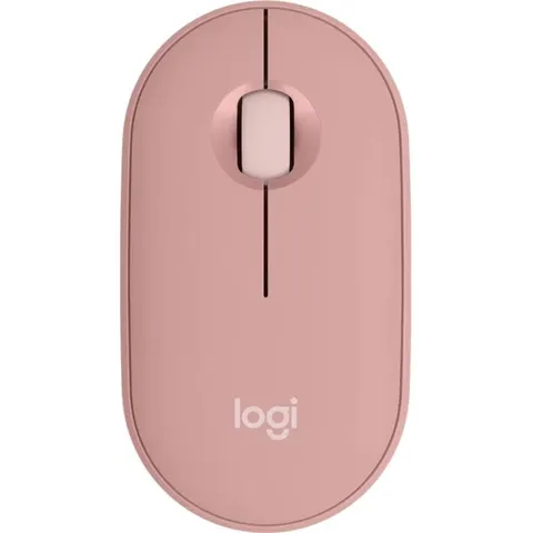 Raton inalambrico logitech pebble mouse 2 m350s rosa bluetooth – imagen 2
