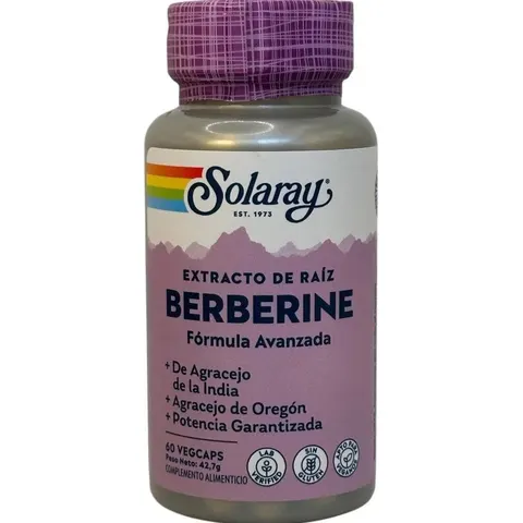 Solaray Berberine 60 Cápsulas Vegetales – imagen 4