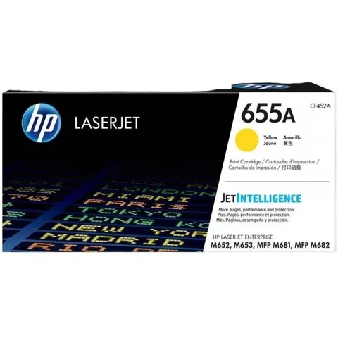 HP 655A (CF452A) toner amarillo – imagen 3