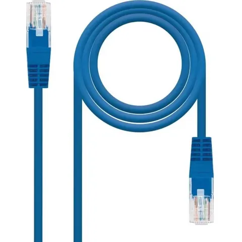 Cable Red RJ45 Cat6e U/UTP Azul (50cm) - Nanocable – imagen 2