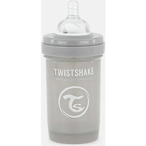 Twistshake Biberón Anticólico Gris 180ml – imagen 2