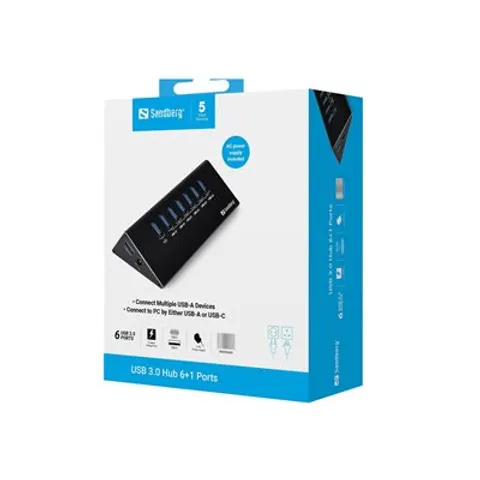 SANDBERG USB 3.0 Hub 7 ports – Bild 3