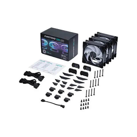 Phanteks D30-120 PWM Regular (schwarz, 3er Pack, 120 mm) – Bild 3