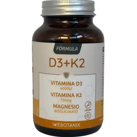 WeBotanix Vitamina D3+K2 60 Cápsulas – imagen 4