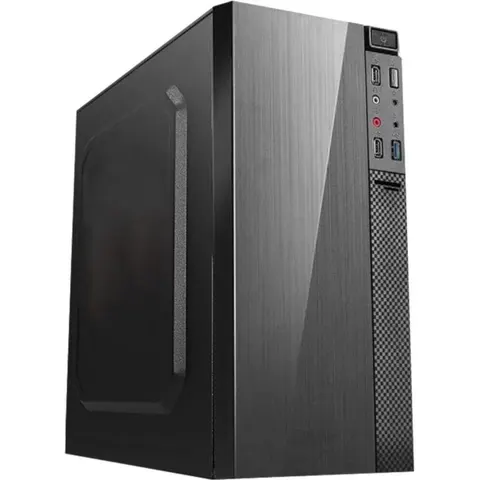 Gabinete Micro-ATX APPC-203 (negro) - APPROX – imagen 2
