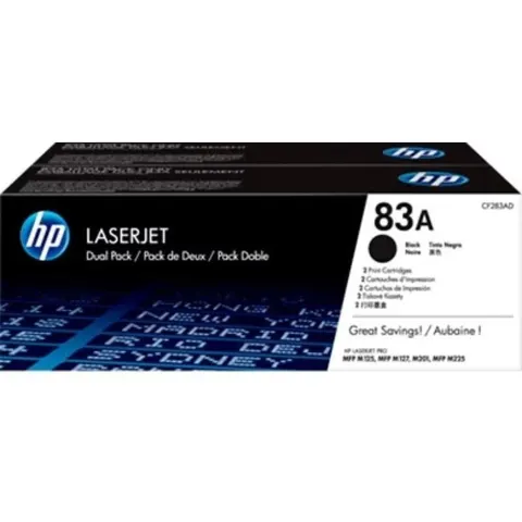 Pack 2x 83A Toners (Negro) - HP – imagen 4