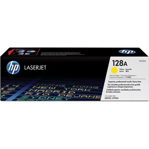 HP 128A (CE322A) toner amarillo – imagen 4