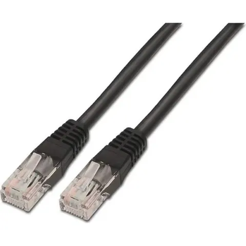 Cable Red UTP Cat5e Negro (3 mts) - AISENS – imagen 2