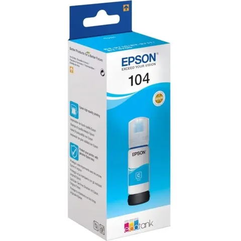 Epson 104 botella de tinta cian – imagen 3