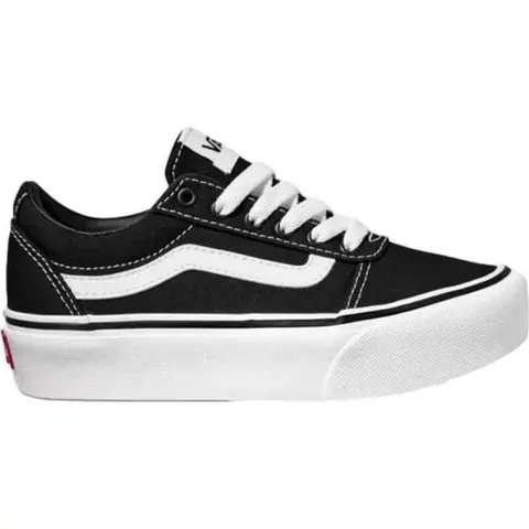 Vans ward platform zapatilla moda mujer Negro (41) – imagen 5