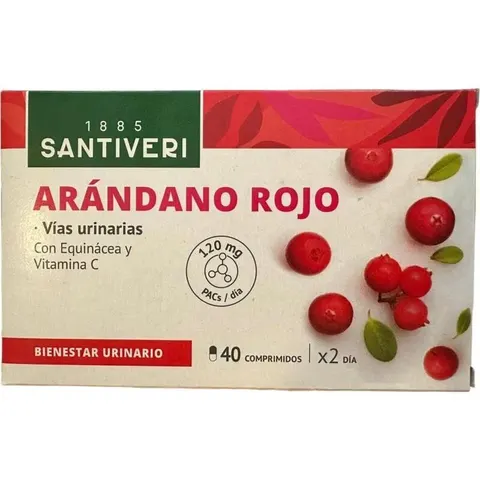 Santiveri Arándano Rojo 40 Comprimidos – imagen 5