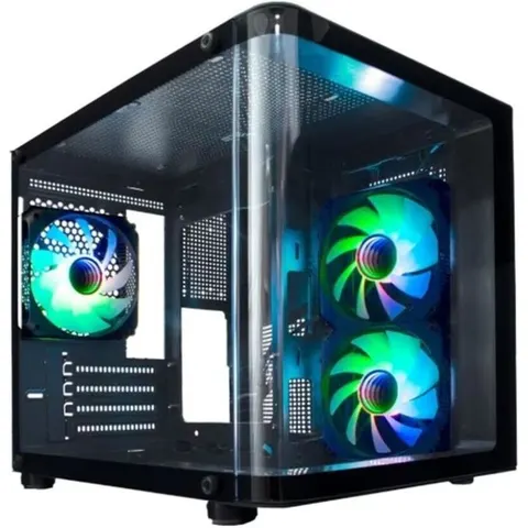 Caja Micro ATX GM100 Vision (Negro) - COOLBOX – imagen 2